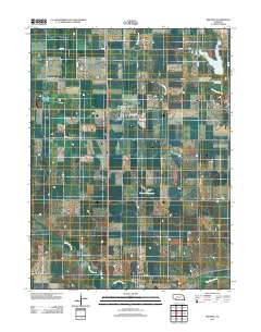 Bruning 2011 topographic map thumbnail