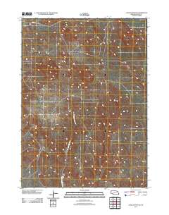 Chalk Buttes NE 2011 topographic map thumbnail