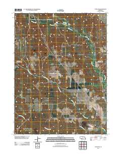 Curtis NW 2011 topographic map thumbnail
