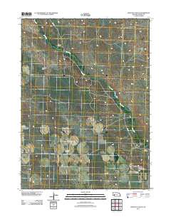 Crescent Lake SE 2011 topographic map thumbnail