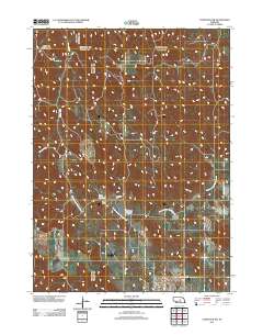 Comstock NW 2011 topographic map thumbnail