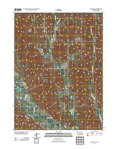 Eddyville NE 2011 topographic map thumbnail