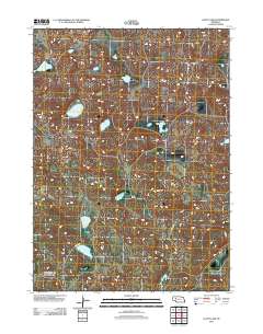 Gaunt Lake 2011 topographic map thumbnail