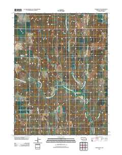 Franklin NE 2011 topographic map thumbnail