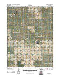 Dickens NW 2011 topographic map thumbnail