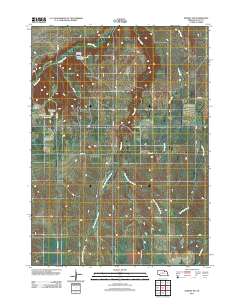 Dorsey NW 2011 topographic map thumbnail