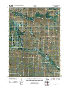 Duck Lake NE 2011 topographic map thumbnail