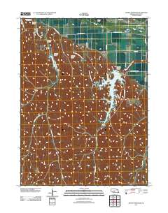 Jeffrey Reservoir 2011 topographic map thumbnail