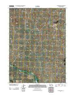 Gusher Spring 2011 topographic map thumbnail