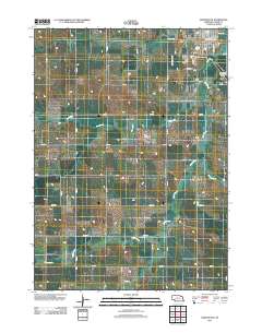 Hartington 2011 topographic map thumbnail