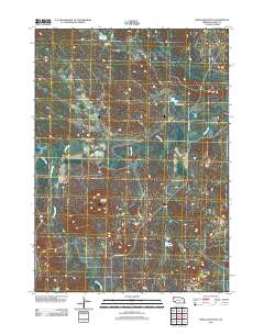 Isinglass Buttes 2011 topographic map thumbnail