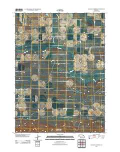 Hagaman Cemetery 2011 topographic map thumbnail