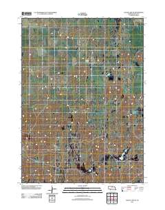 Hagan Lake NE 2011 topographic map thumbnail