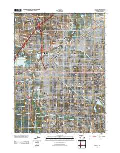 Lincoln 2011 topographic map thumbnail