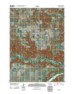 Naper 2011 topographic map thumbnail