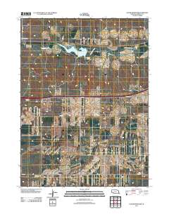 Oliver Reservoir 2011 topographic map thumbnail