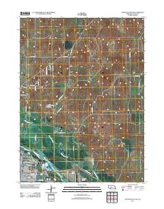 North Platte East 2011 topographic map thumbnail