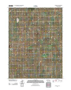 Maxwell NE 2011 topographic map thumbnail
