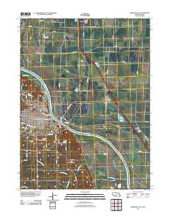 Nebraska City 2011 topographic map thumbnail