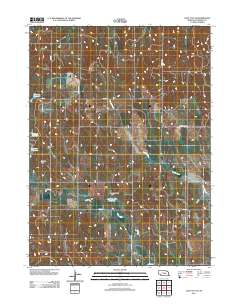 Loup City SE 2011 topographic map thumbnail