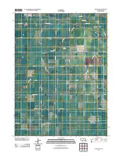 Shelton NE 2011 topographic map thumbnail