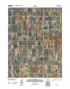 Huntley 2011 topographic map thumbnail