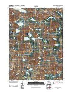 Krause Lake East 2011 topographic map thumbnail