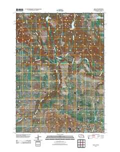 Mills 2011 topographic map thumbnail