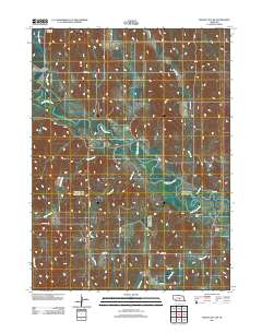 Mason City SW 2011 topographic map thumbnail