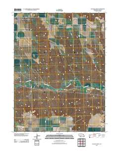 Wauneta West 2011 topographic map thumbnail