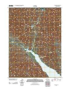 Taylor NE 2011 topographic map thumbnail