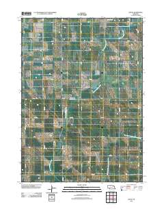 Wausa 2011 topographic map thumbnail