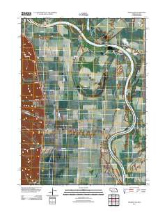 Tekamah NW 2011 topographic map thumbnail