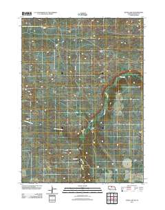 Wood Lake NE 2011 topographic map thumbnail
