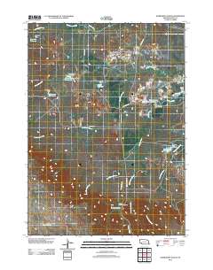 Warbonnet Ranch 2011 topographic map thumbnail
