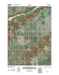 Dustin 2011 topographic map thumbnail