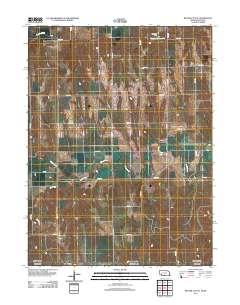 Beaver City SE 2011 topographic map thumbnail