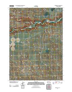 Merriman SE 2011 topographic map thumbnail
