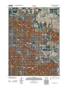 Roubadeau Pass 2011 topographic map thumbnail