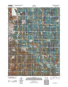 Wahoo East 2011 topographic map thumbnail
