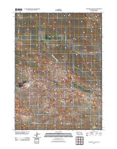 University Lake NE 2011 topographic map thumbnail