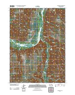 Verdigre NE 2011 topographic map thumbnail