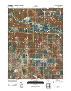 Gladstone 2011 topographic map thumbnail