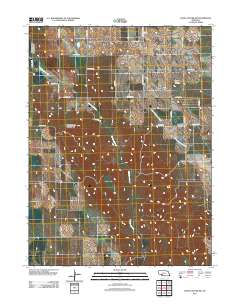 Hayes Center NW 2011 topographic map thumbnail