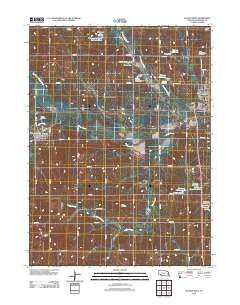 Wahoo West 2011 topographic map thumbnail