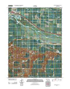 Bertrand NW 2011 topographic map thumbnail
