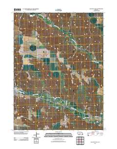Wauneta East 2011 topographic map thumbnail