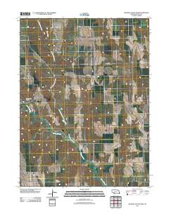 Burger Canyon West 2011 topographic map thumbnail