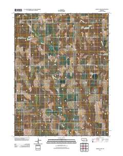 Bartley SW 2011 topographic map thumbnail
