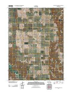 Camp Hayes Lake SE 2011 topographic map thumbnail